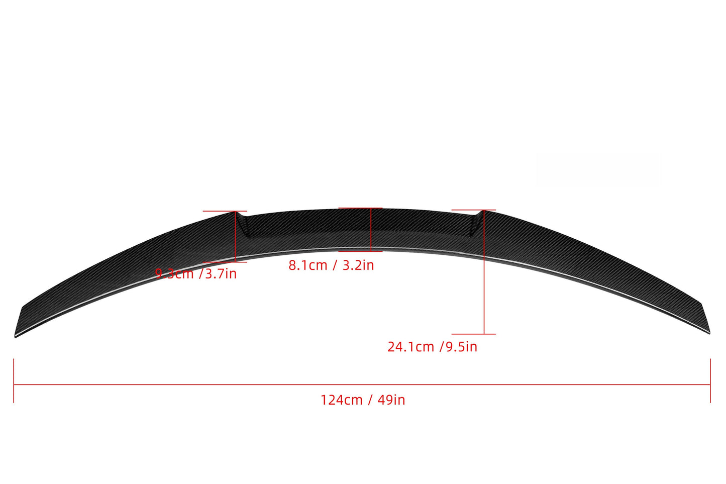 M4 Style Carbon Fiber Rear Lip BMW 2 Series F22