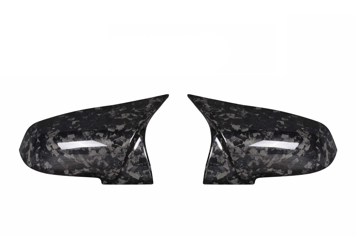 Horn Carbon Fiber Rearview Mirror Cover Forging Pattern BMW X1 E84