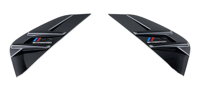 Carbon Fiber Side Gills Stick On BMW M3 M4 G80 G82 G83
