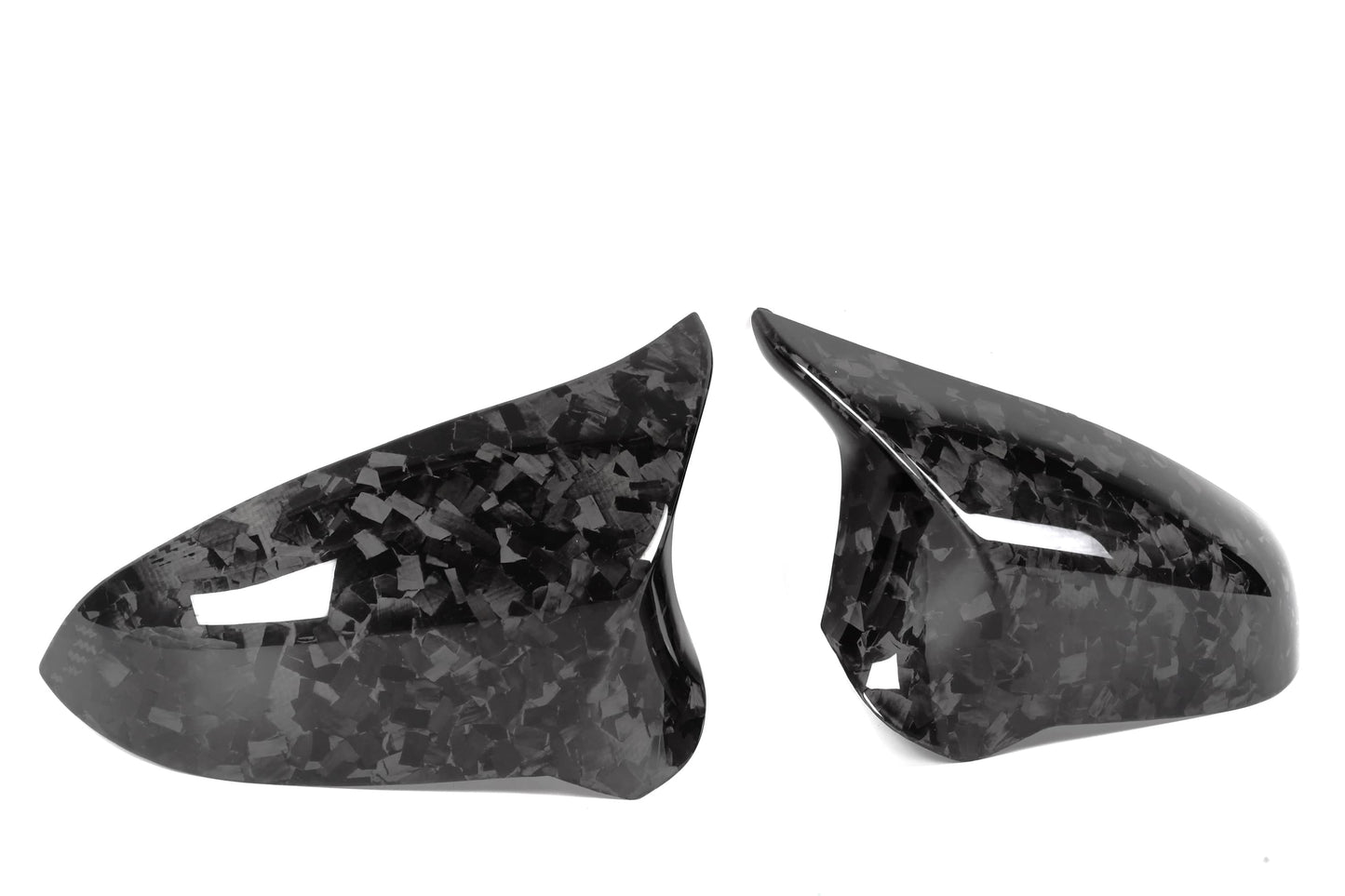 Carbon Fiber Mirror Covers Forging Pattern BMW M4 F82 F83