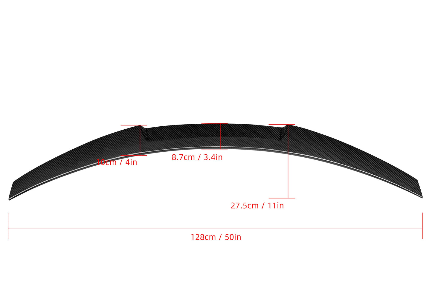 M4 Style Carbon Fiber Rear Lip BMW 2 Series F44