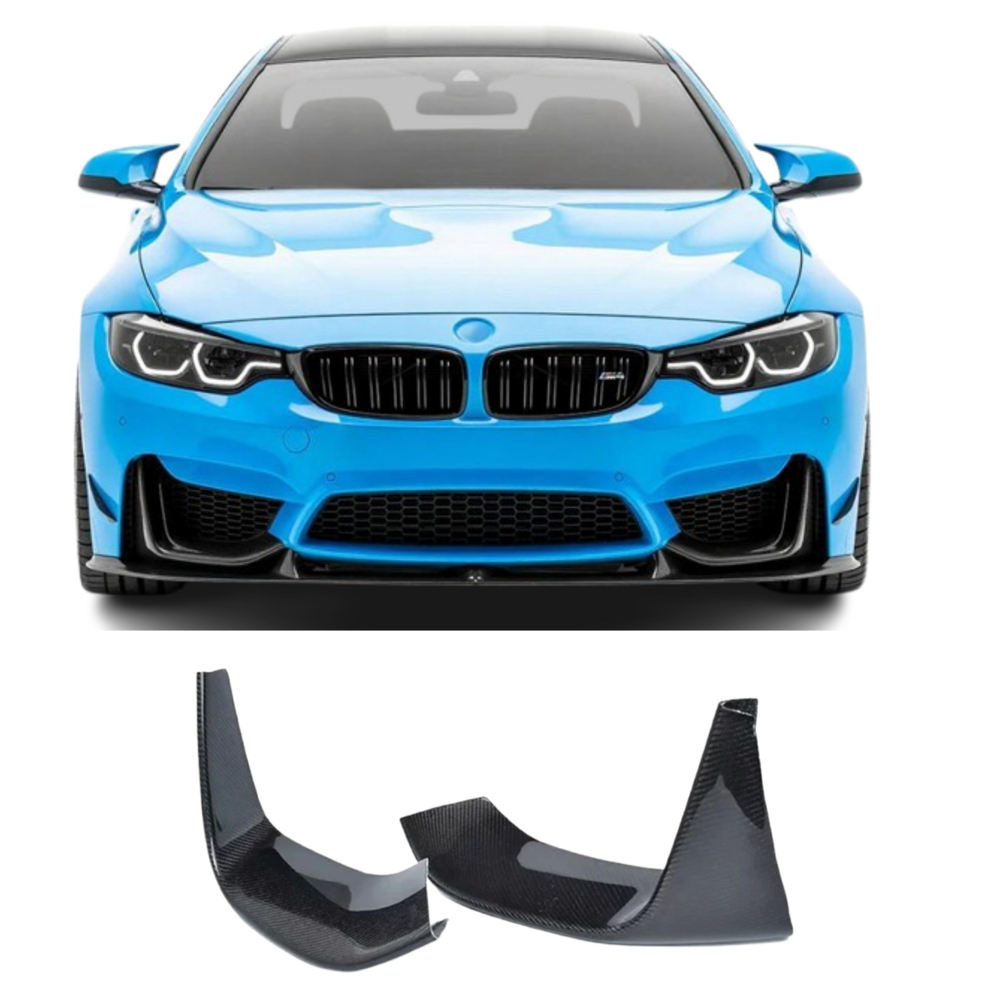 MP Style Carbon Fiber Front Corner BMW M3 M4 F80 F82 F83