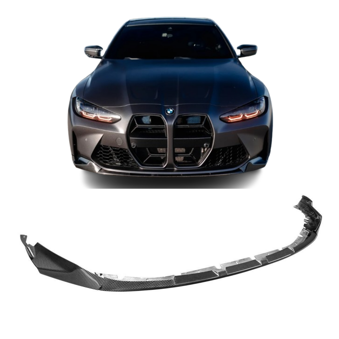 MP Style Carbon Fiber Front Lip BMW M3 M4 G80 G82 G83