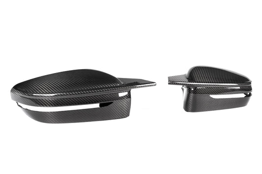 M Style Carbon Fiber Rearview Mirror Lamp Cover BMW 4 Series G22 G23 G26