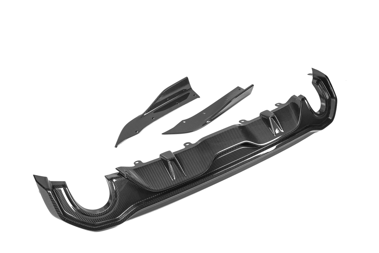 Carbon Fiber Rear Diffuser Three Piece Set BMW 4 Series G26