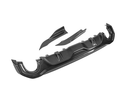 Carbon Fiber Rear Diffuser Three Piece Set BMW 4 Series G26