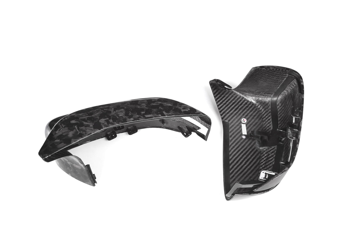 Carbon Fiber Rearview Mirror Lampshade Forging Pattern BMW M5 F90