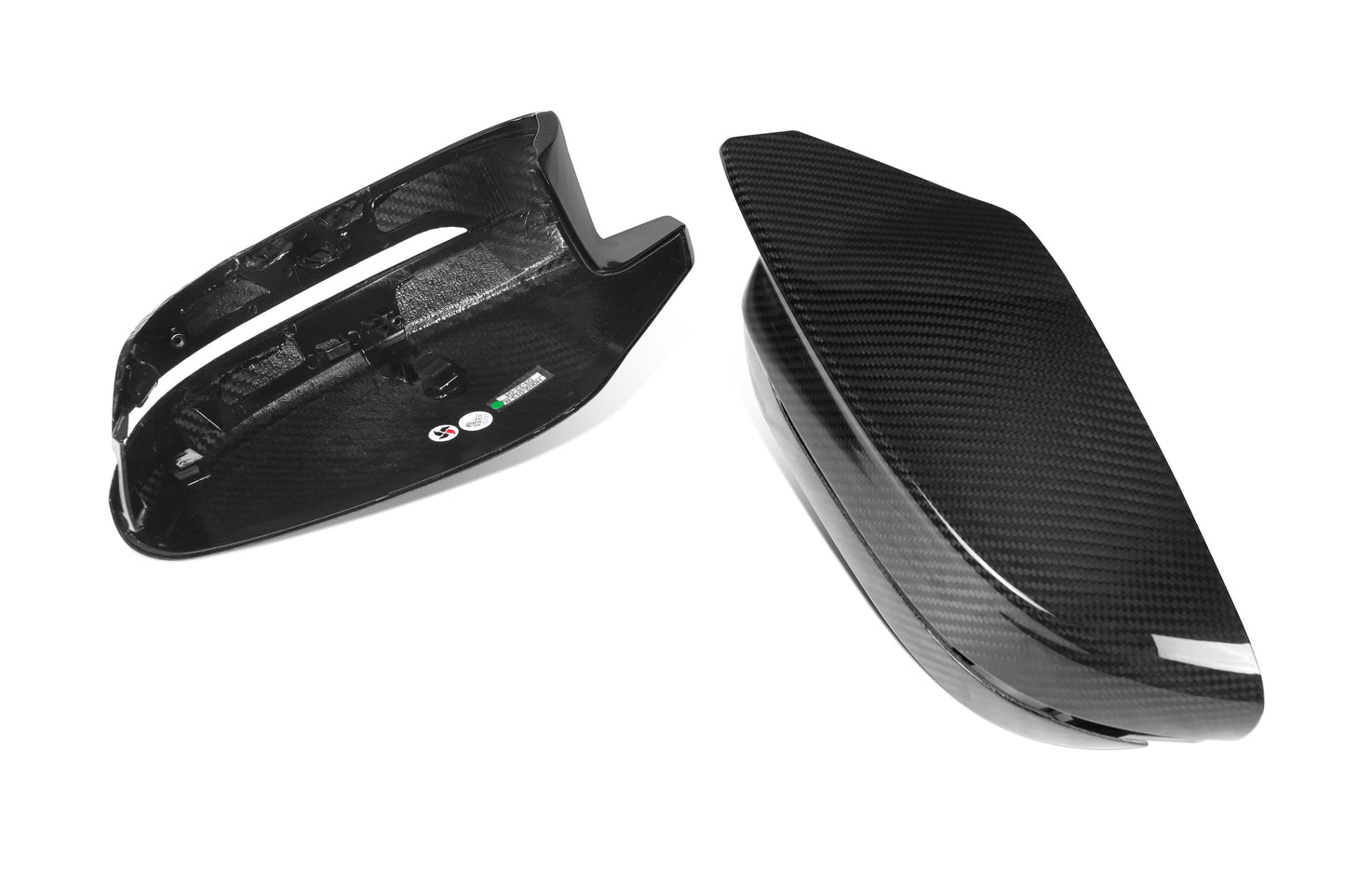 Horn Carbon Fiber Rearview Mirror Cover BMW M3 M4 G80 G82 G83