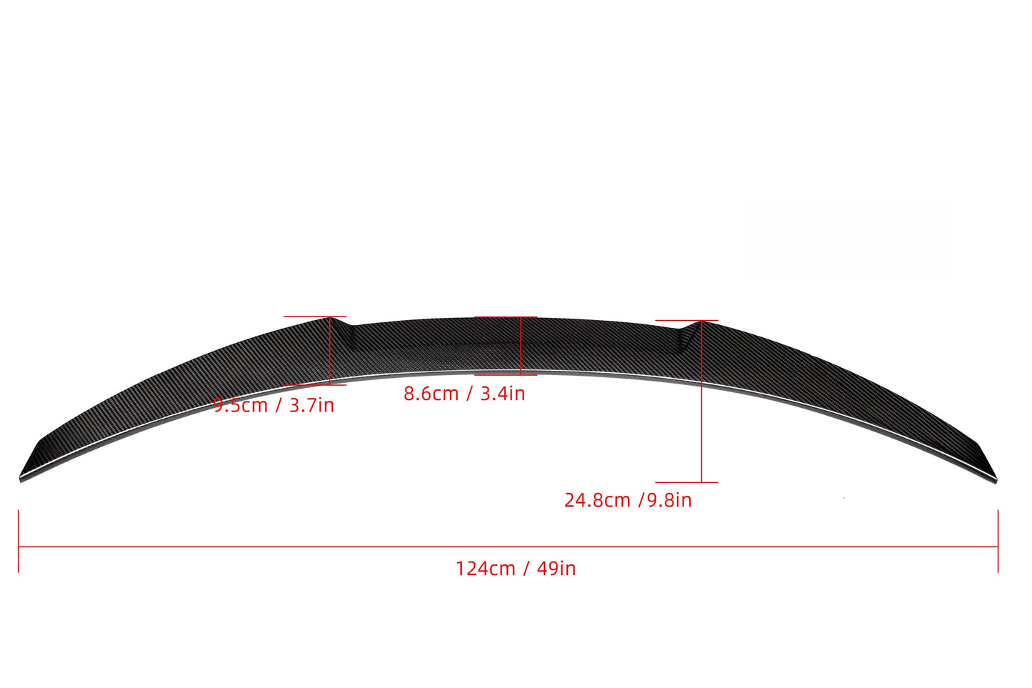 M4 Style Carbon Fiber Rear Lip BMW 3 Series F30 F35