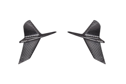Carbon Fiber Rear Bumper Wind Blade 4-piece Set BMW 8 Series G14 G15 G16