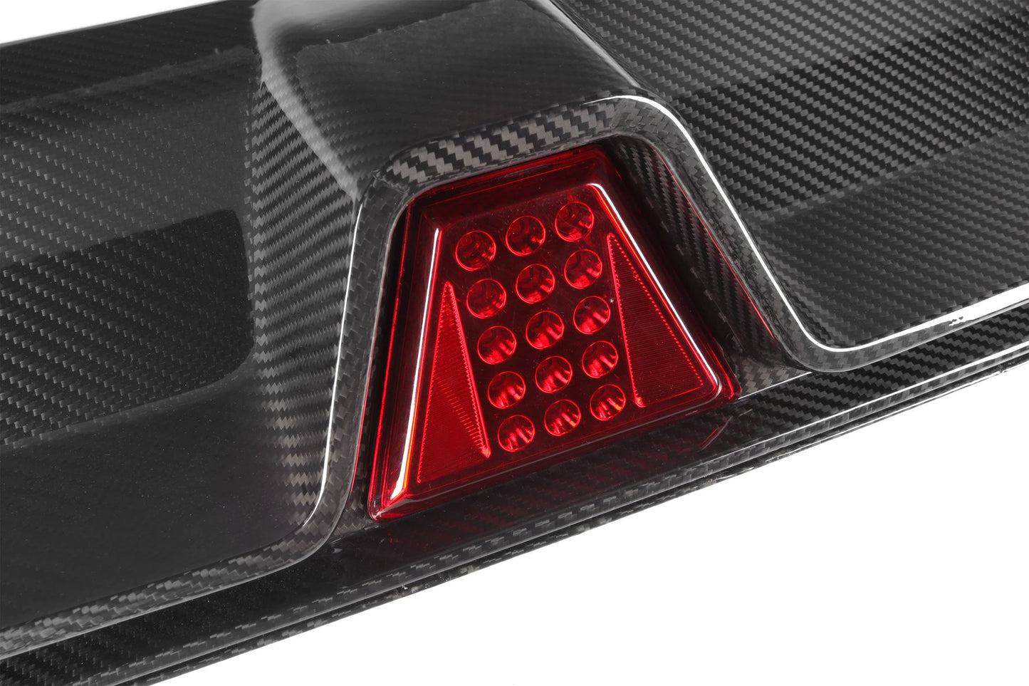 CS Style Carbon Fiber Rear Diffuser With Lights BMW M5 F90