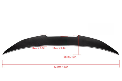 PSM Style Carbon Fiber Trunk Spoiler BMW 3 Series F30 F35