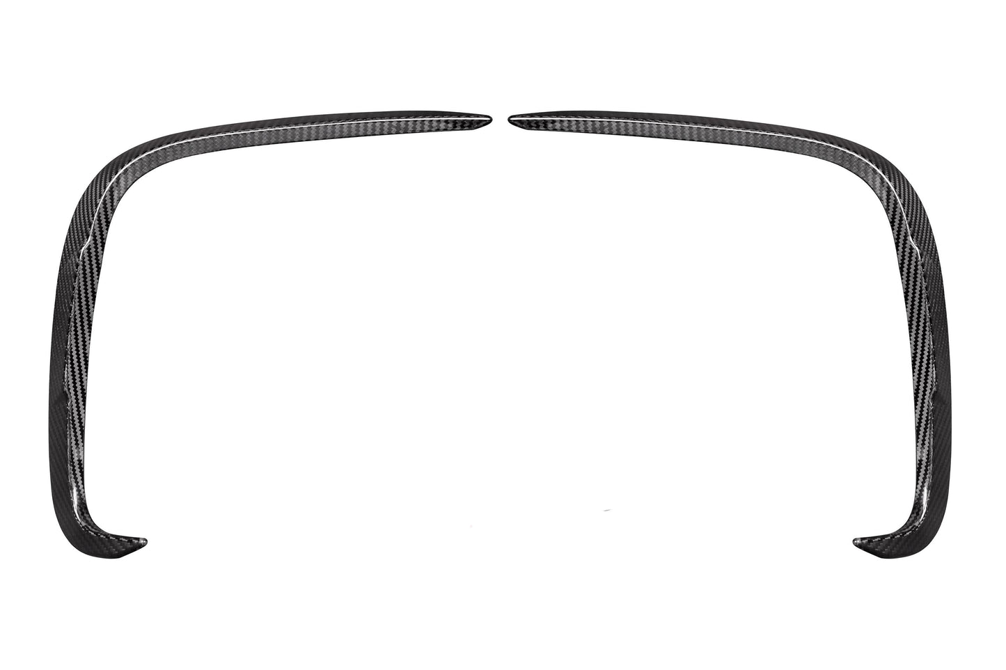 Carbon Fiber Rear Bumper Wind Blade 4-piece Set BMW 8 Series G14 G15 G16