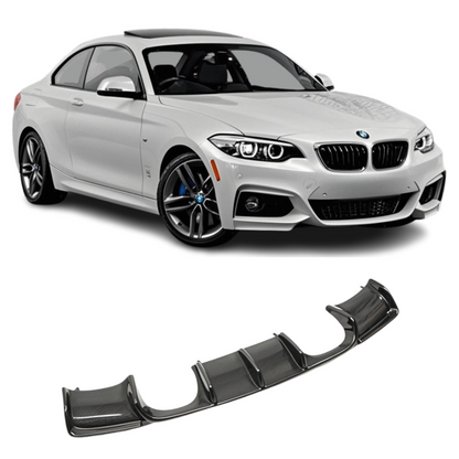 Carbon Fiber Double-Sided Diffuser Lip BMW 2 Series F22