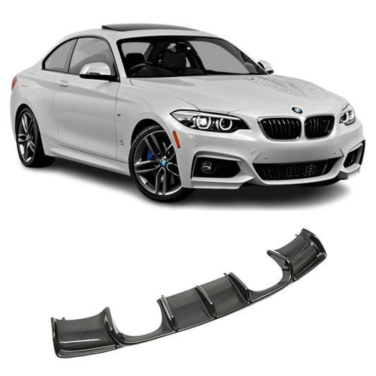 Carbon Fiber Double-Sided Diffuser Lip BMW 2 Series F22
