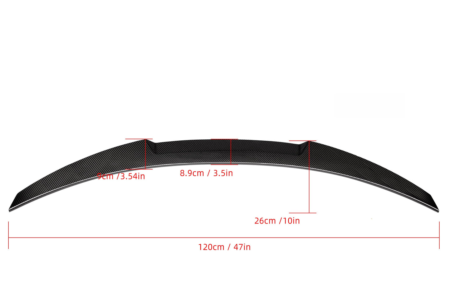 M4  Style Matte Carbon Fiber Rear Lip BMW 4 Series F36
