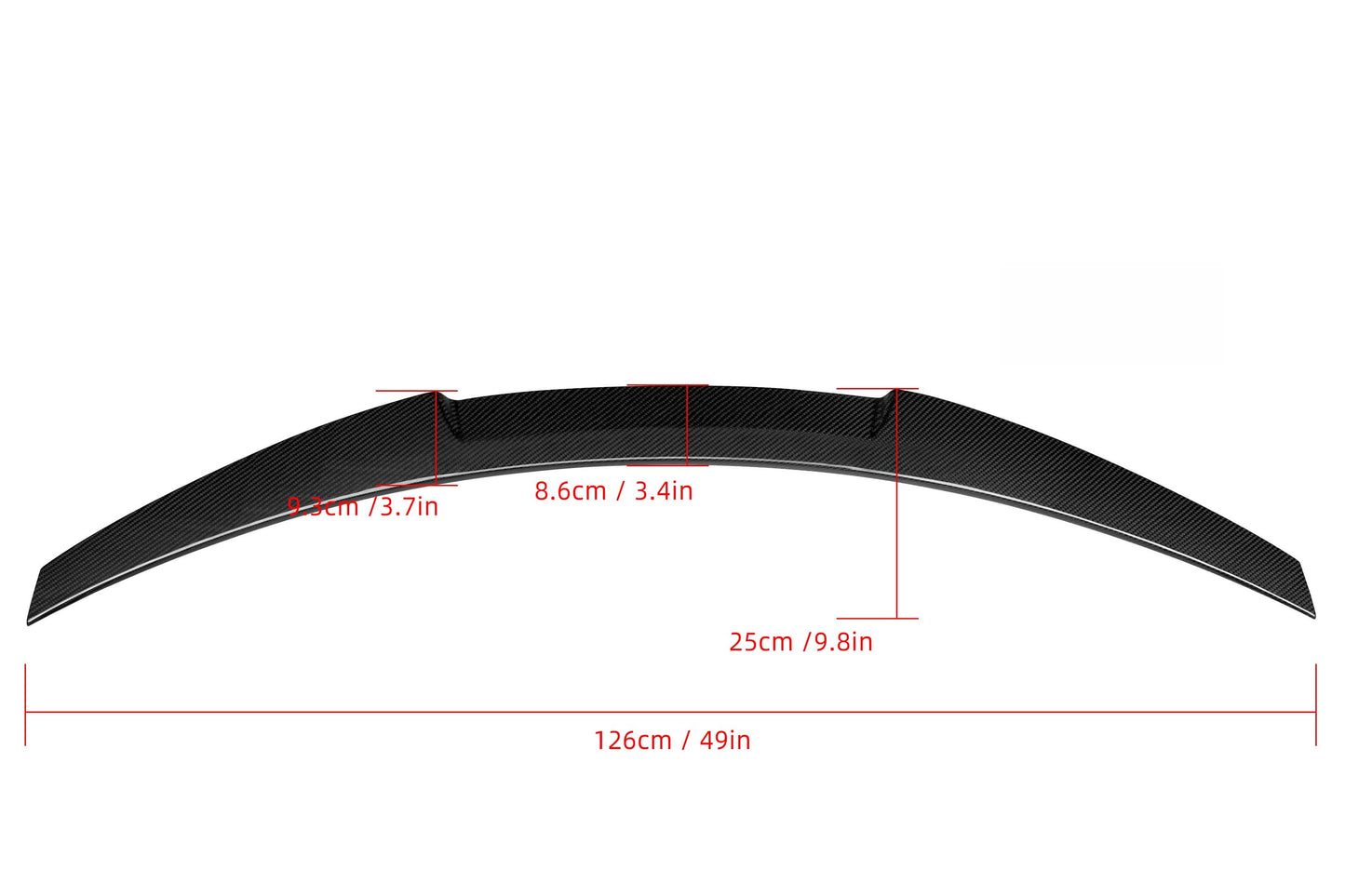 M4 Style Carbon Fiber Rear Lip BMW 5 Series F10