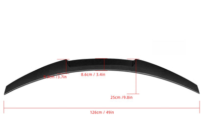 M4 Style Carbon Fiber Rear Lip BMW 5 Series F10