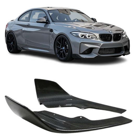 MP Style Carbon Fiber  Front Corner BMW M2 F87