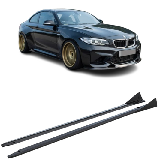 3D Style Carbon Fiber Side Skirts BMW M2 F87