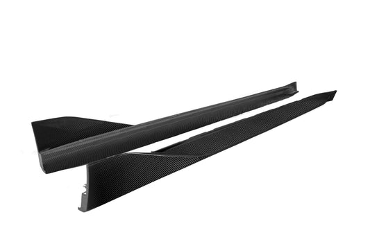 MP Style Carbon Fiber Side Skirt Compatible with BMW M3 M4 G80 G82 G83