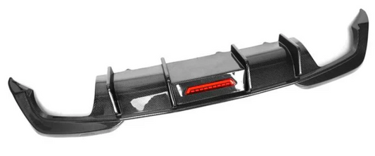 TAKD Style Carbon Fiber Rear Diffuser Compatible with BMW 3 Series G20 G28