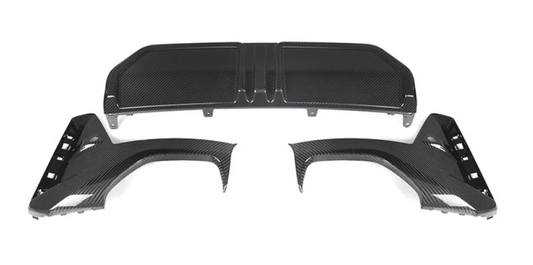 LCI Style Carbon Fiber Rear Diffuser Compatible with BMW 3 Series G20 G28