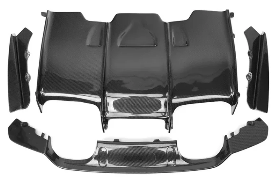 Carbon Fiber Diffuser + Undertray BMW M3 M4 F80 F82 F83