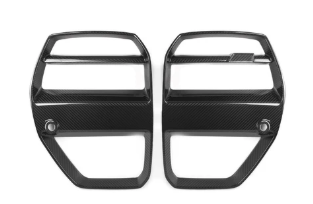 V Style Carbon Fiber Grille Compatible with BMW M3 M4 G80 G82 G83