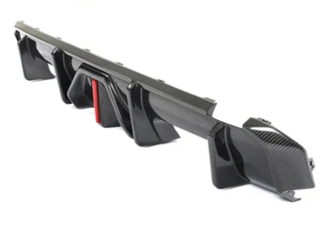 Carbon Fiber Rear Diffuser With LED  BMW M3 M4 G80 G82 G83