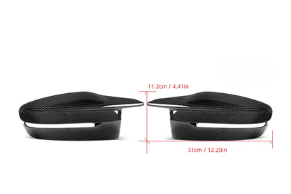 Horn Carbon Fiber Rearview Mirror Cover BMW M3 M4 G80 G82 G83