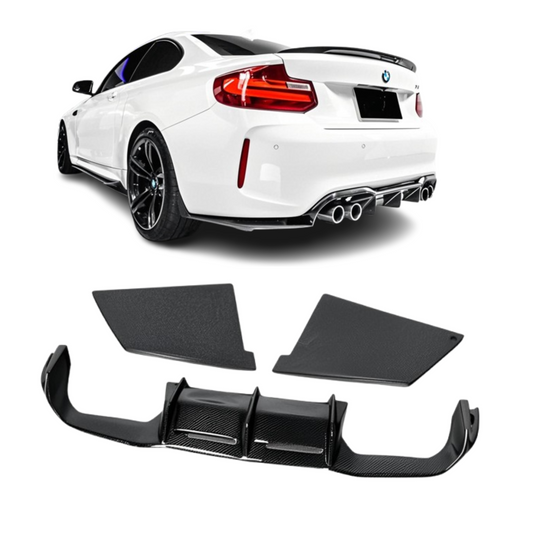 MTC Style Carbon Fiber Rear Diffuser  BMW M2 F87
