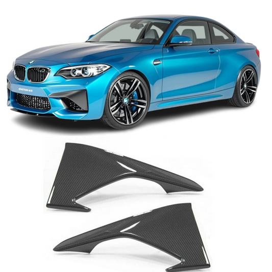 Carbon Fiber Fog Light Frame BMW M2 F87