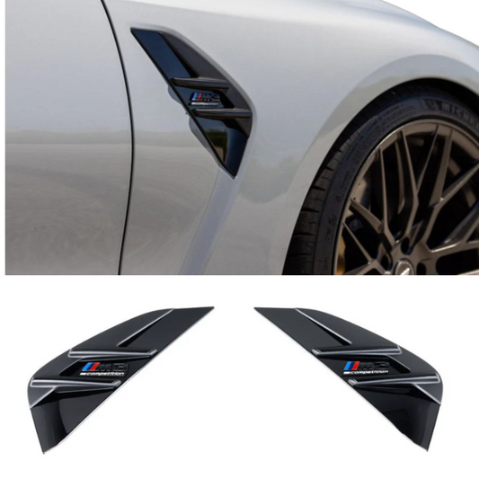 Carbon Fiber Side Gills Stick On BMW M3 M4 G80 G82 G83