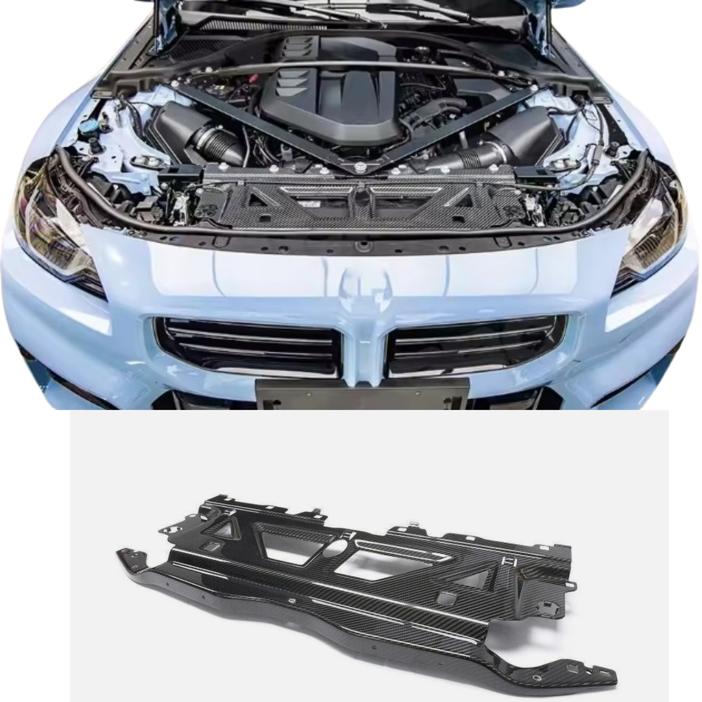 Dry Carbon Fiber Radiator Cover BMW M2 G87