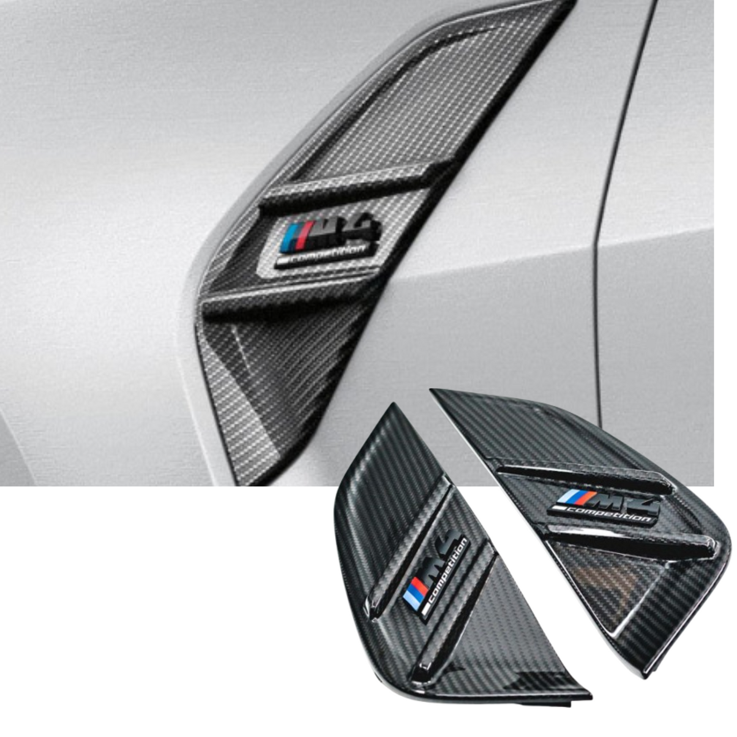 Carbon Fiber Side Gills Replacement BMW M3 M4 G80 G82 G83