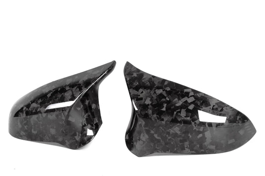 Carbon Fiber Mirror Covers Forging Pattern BMW M4 F82 F83