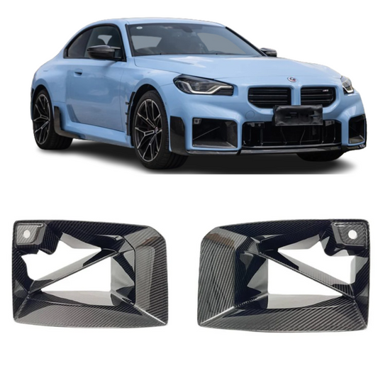 MP Style Carbon Fiber Front Air Outlet BMW M2 G87