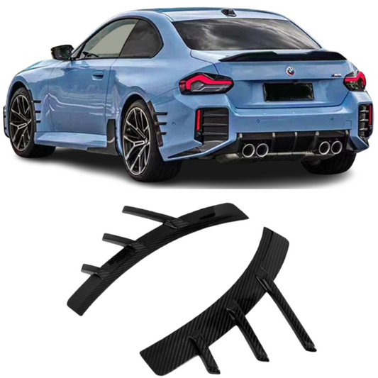 MP Style Carbon Fiber Rear Fender Arch Trim   BMW M2 G87