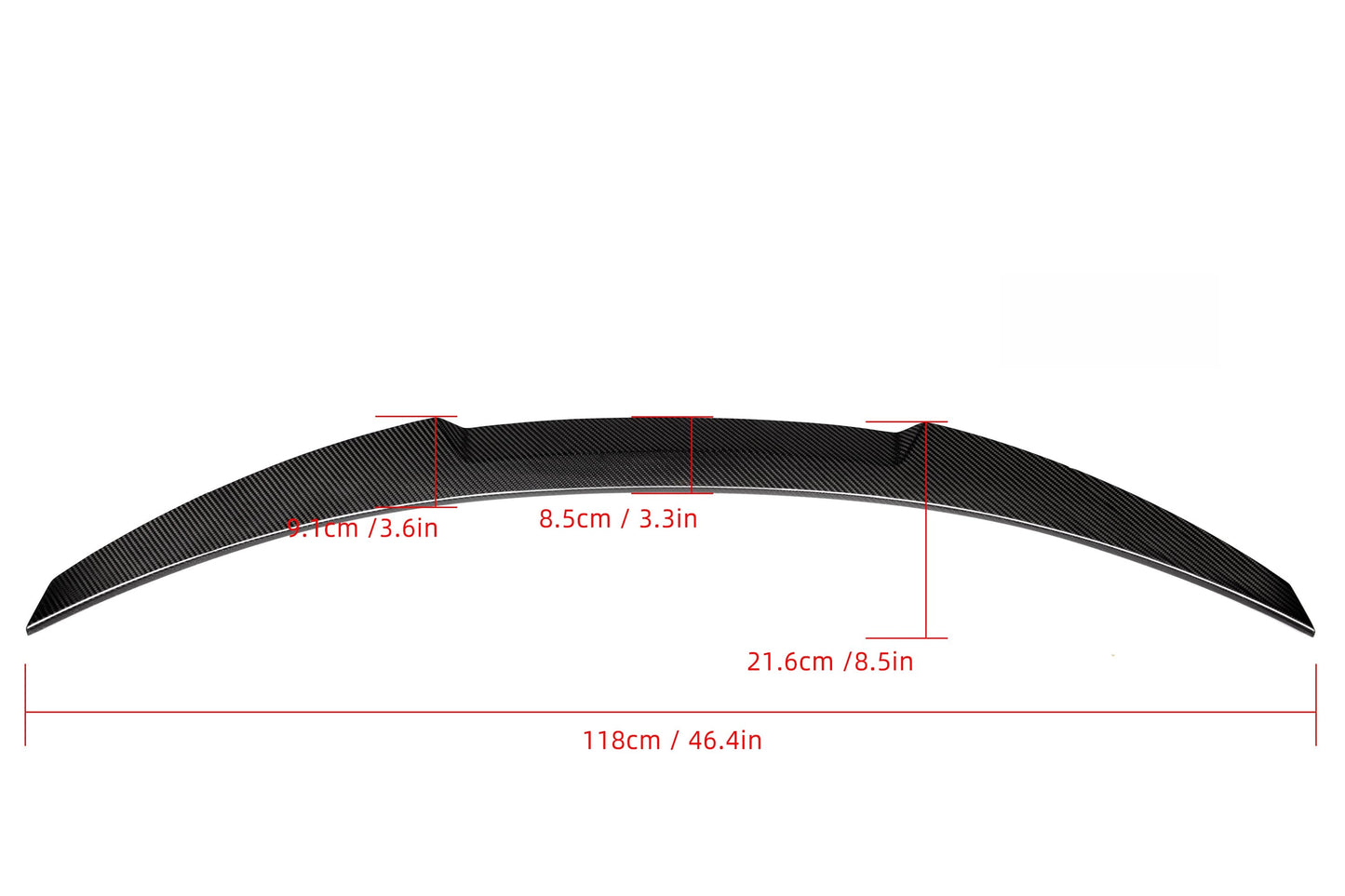 M4 Style Carbon Fiber Rear Lip BMW 3 Series E92