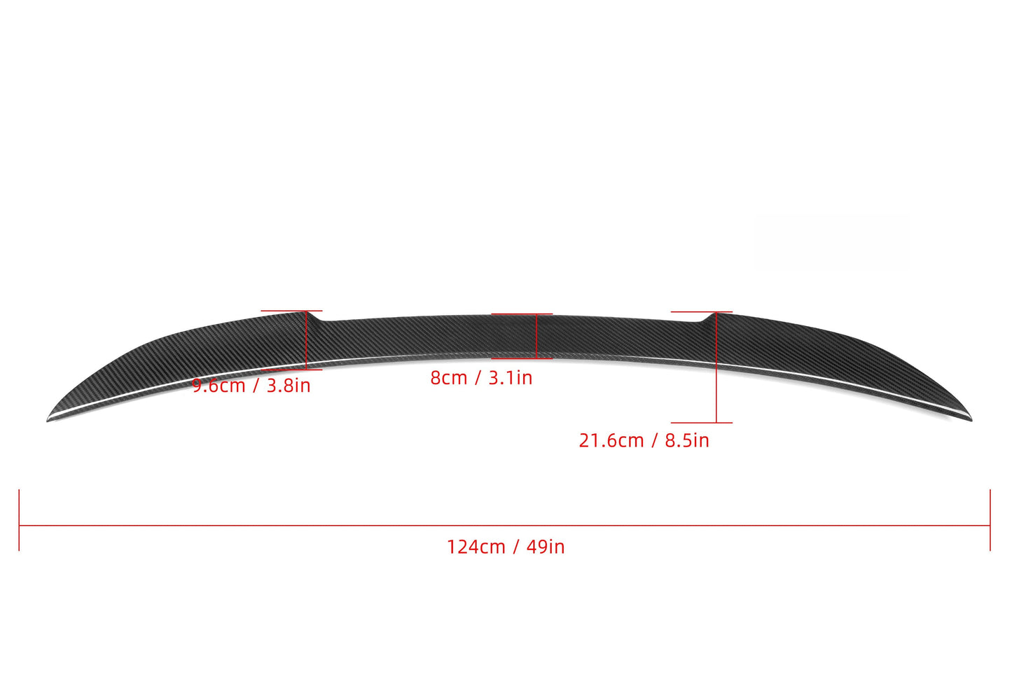 CS Style Carbon Fiber Rear Lip BMW 2 Series F22 Double Door