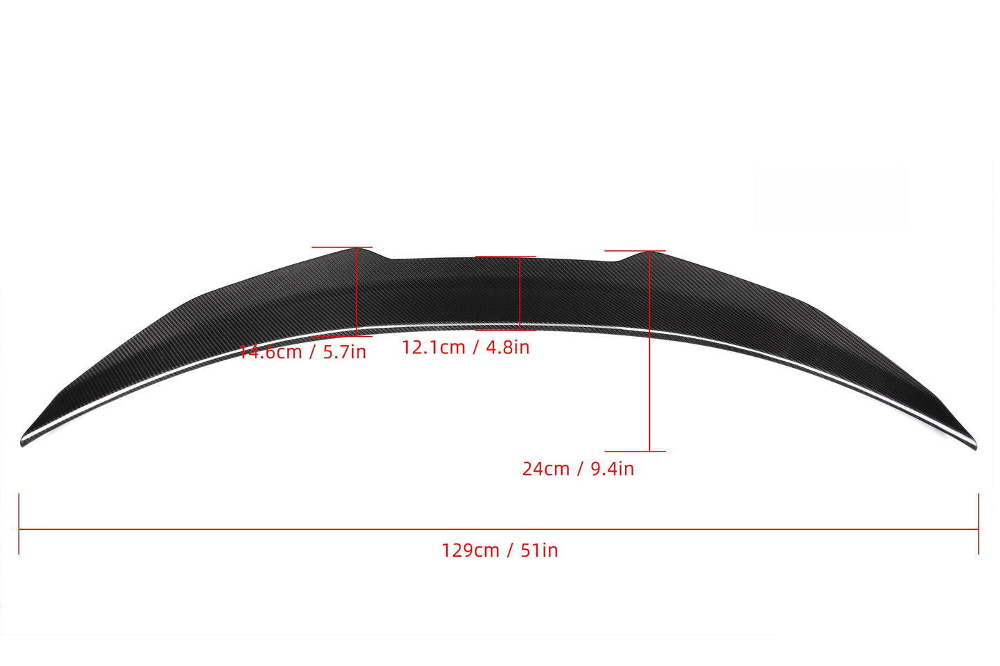PSM Style Carbon Fiber Rear Lip BMW 5 Series G30