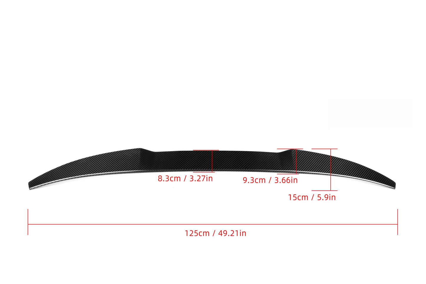 M Style Carbon Fiber Rear Lip BMW X4 G20