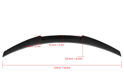 M4 Style Carbon Fiber Rear Lip BMW 5 Series G30