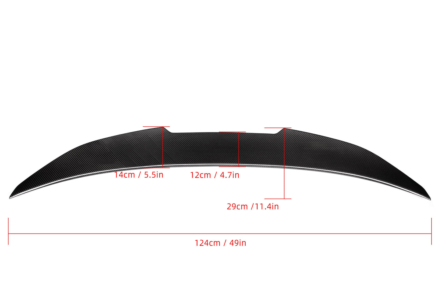 PSM Style Gloss Carbon Fiber Rear Lip BMW 8 Series G16