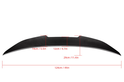PSM Style Gloss Carbon Fiber Rear Lip BMW 8 Series G16