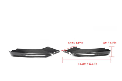MP Style Carbon Fiber Front Corner BMW 4 Series F33 F32 F36 G23 G22 G26