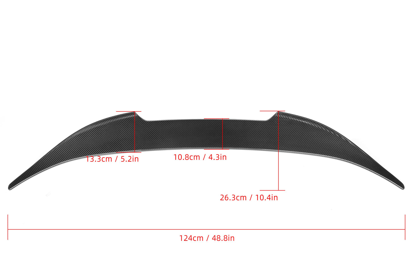 AC Style Gloss Carbon Fiber Rear Lip BMW 8 Series G14