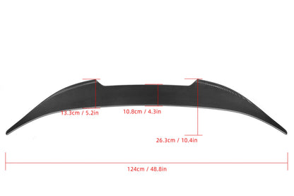 AC Style Gloss Carbon Fiber Rear Lip BMW 8 Series G14