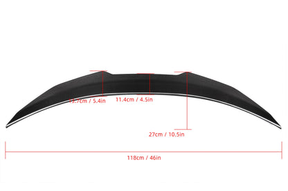 PSM Style Gloss Carbon Fiber Rear Lip BMW 8 Series G14